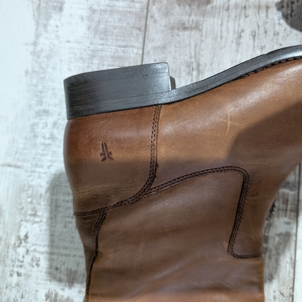 FRYE Molly Button Tall Boots Size 9M Redwood New  MSRP $398.00‎ - Picture 4 of 9